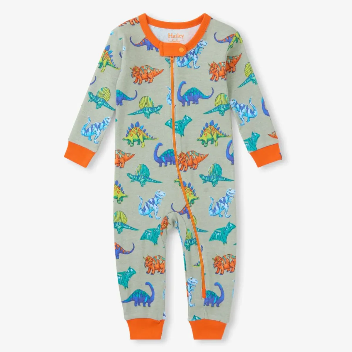 Baby Boys Dino Party Cotton Sleeper