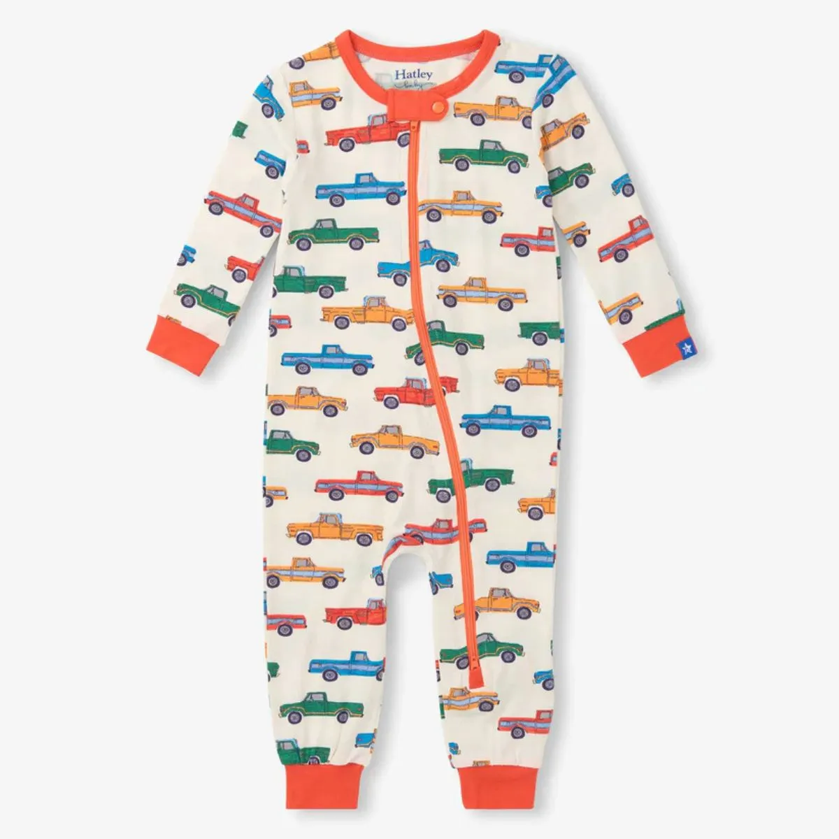 Baby Boys Trucks Bamboo Sleeper