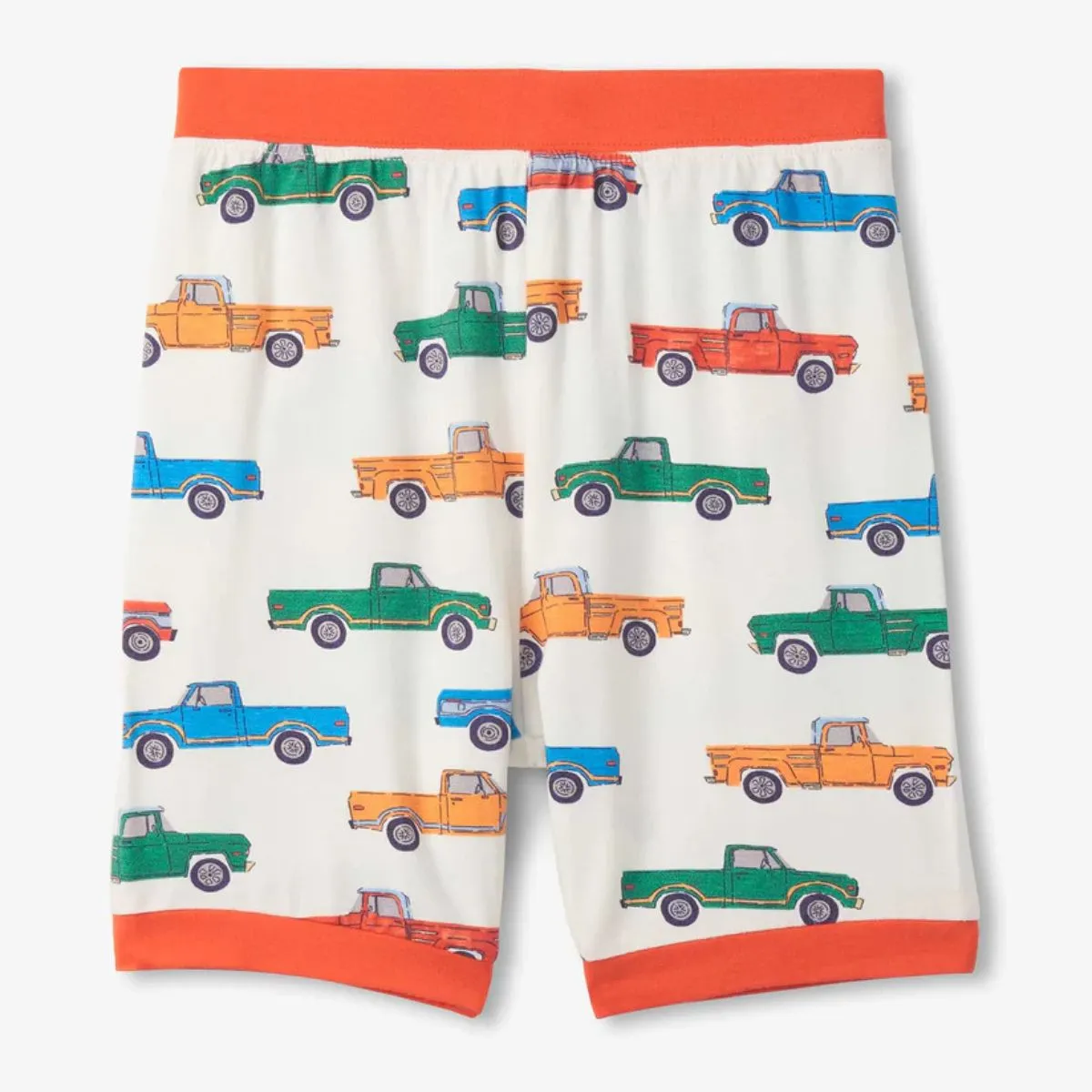 Boys Trucks Bamboo Short Pyjama Set - Image 3