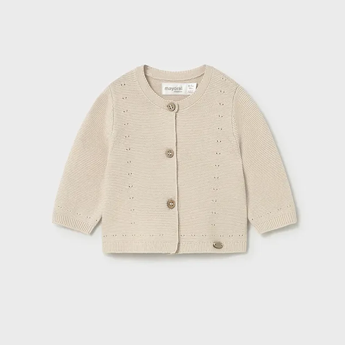 Knit Long Cardigan Wheat