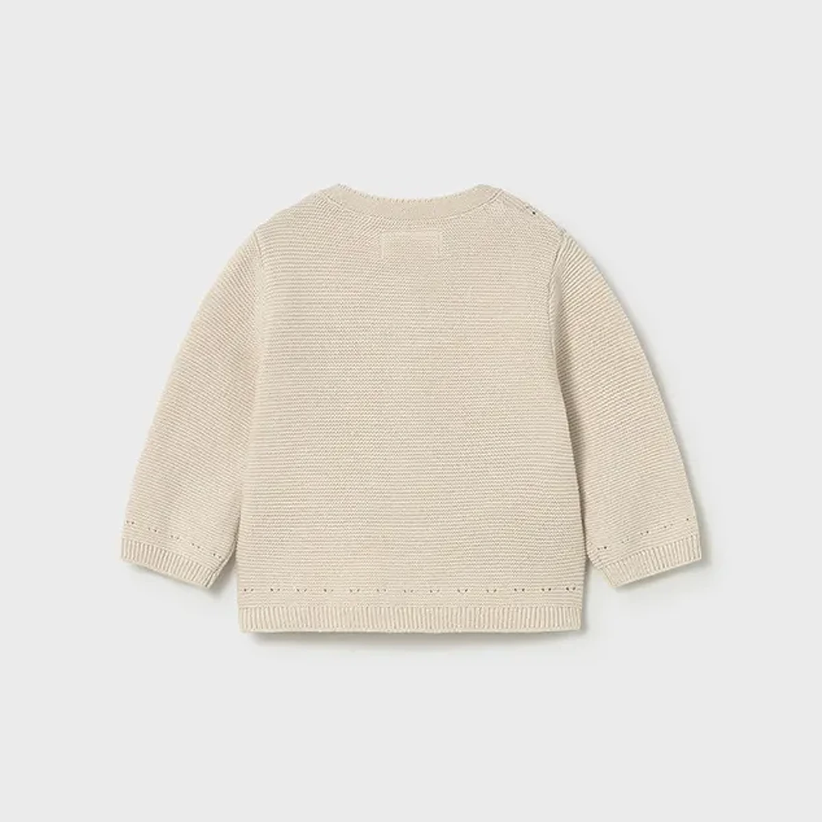 Knit Long Cardigan Wheat - Image 2