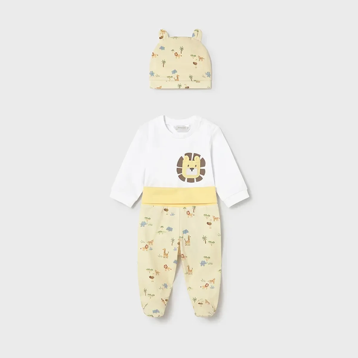 Footed pants, body and hat set