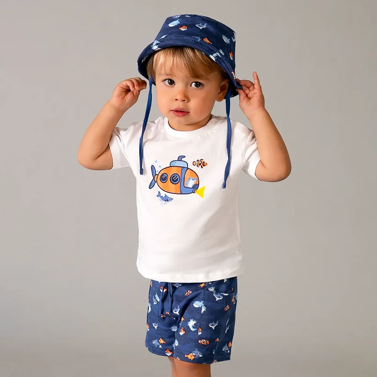 Submarine Knit Set With Bucket Hat - Image 5