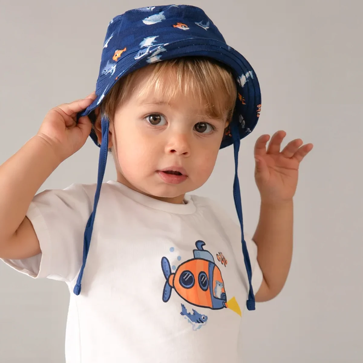 Submarine Knit Set With Bucket Hat - Image 6