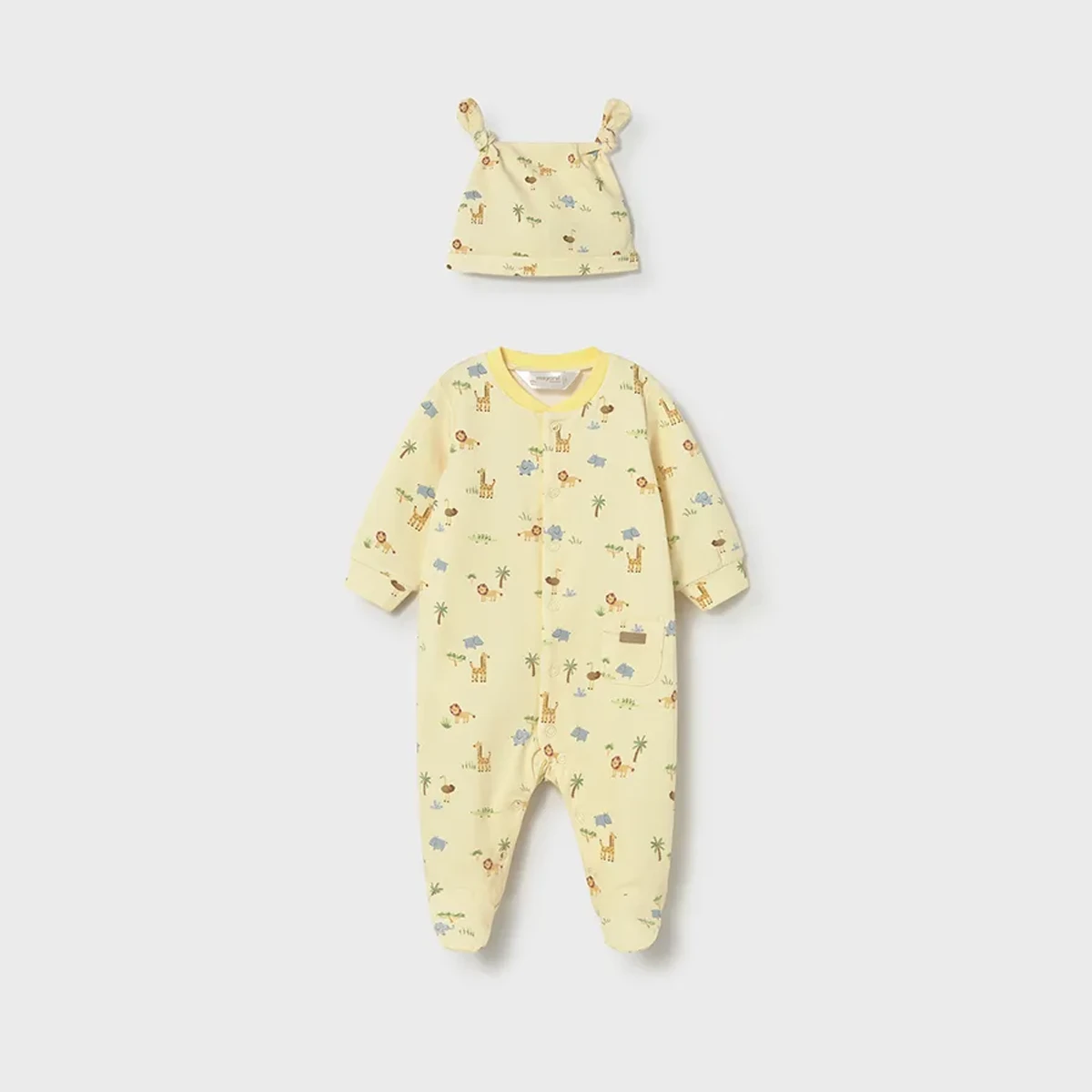 Long onesie with hat