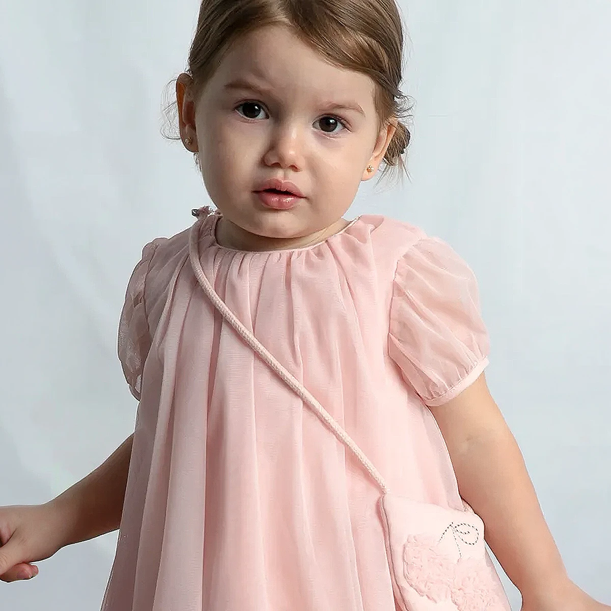 Tulle dress with bag peony - Image 5