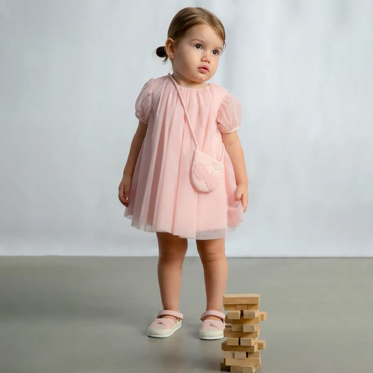 Tulle dress with bag peony - Image 6