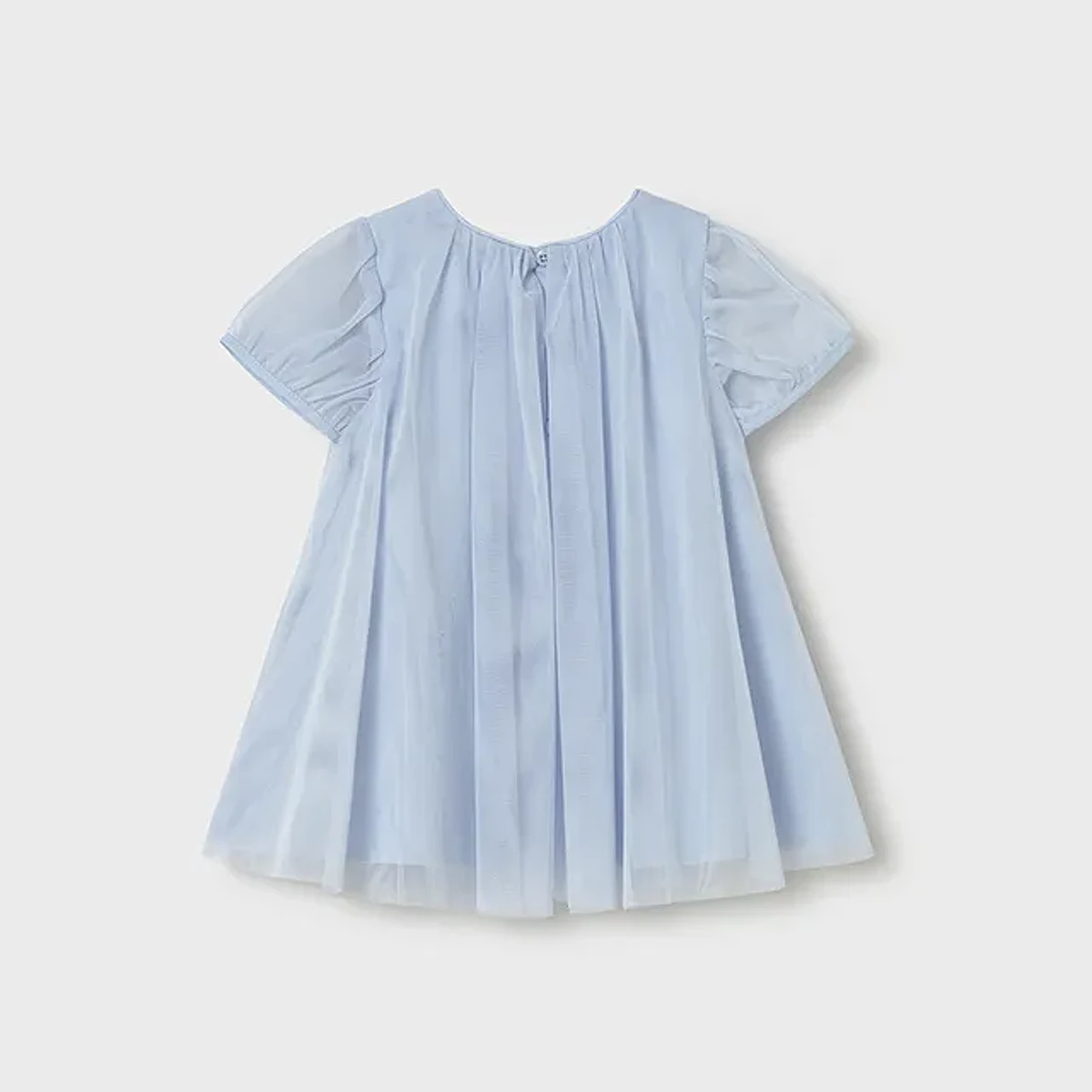 Tulle dress with bag sky - Image 2