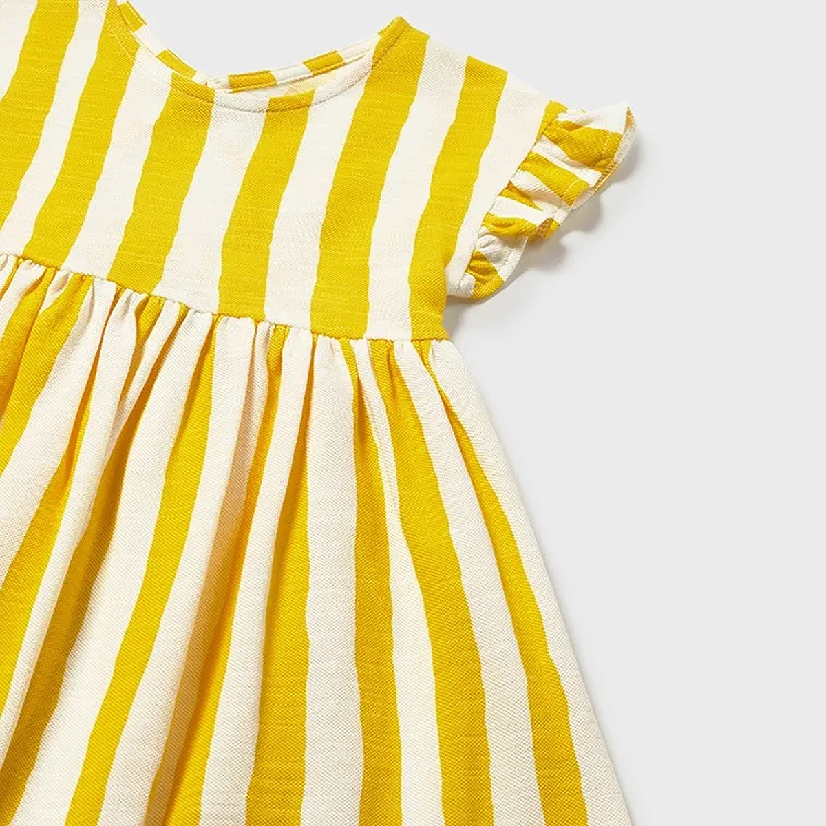 Yellow Stripes Knit Dress - Image 3