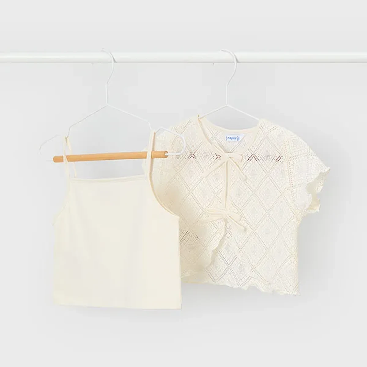 2 piece crochet t-shirt set