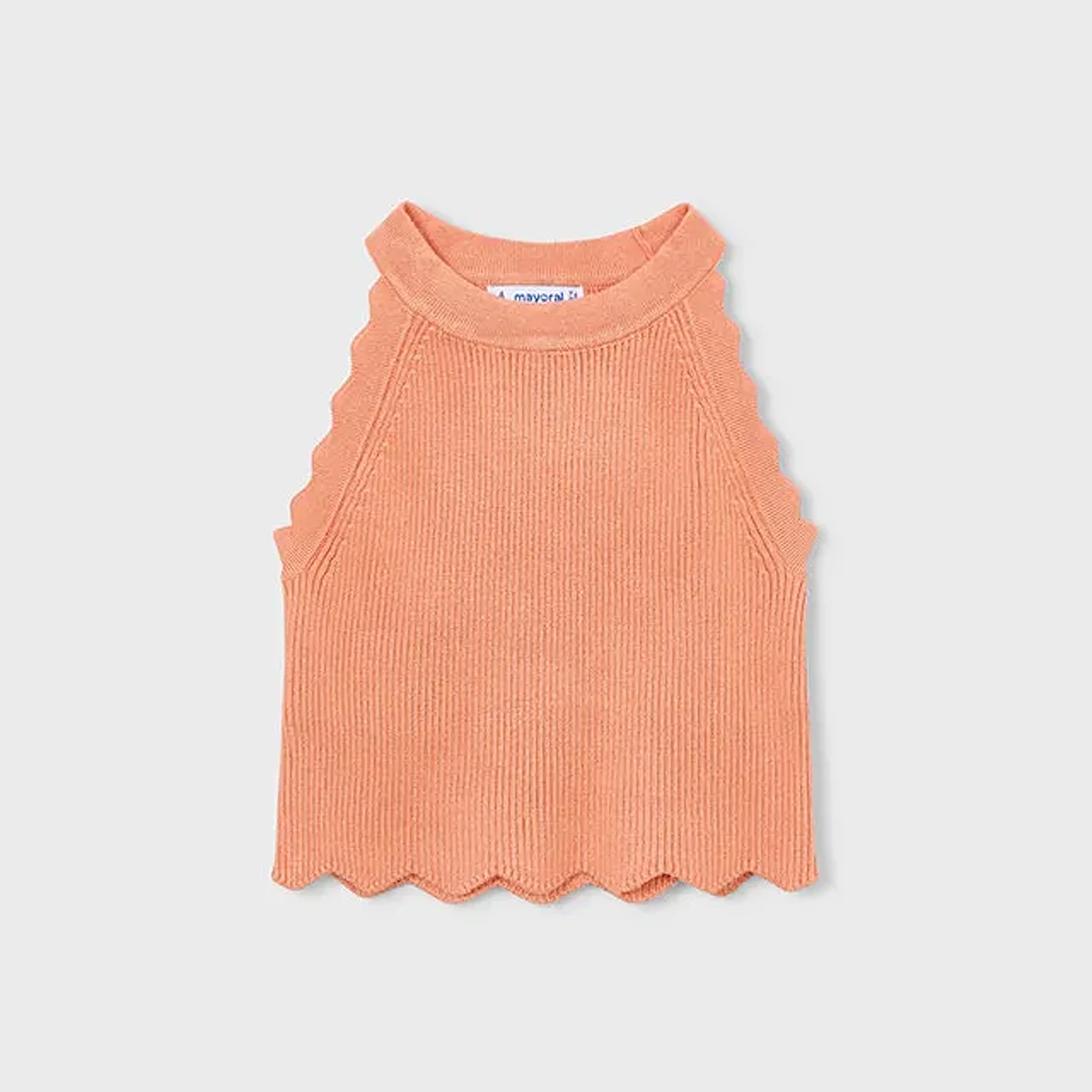Knit top peach