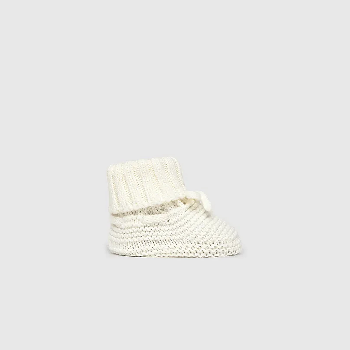 Knit booties pottery