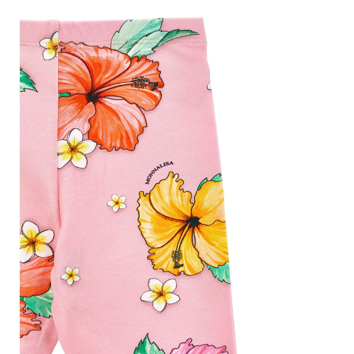Hibiscus Flower Print Leggings - Image 3