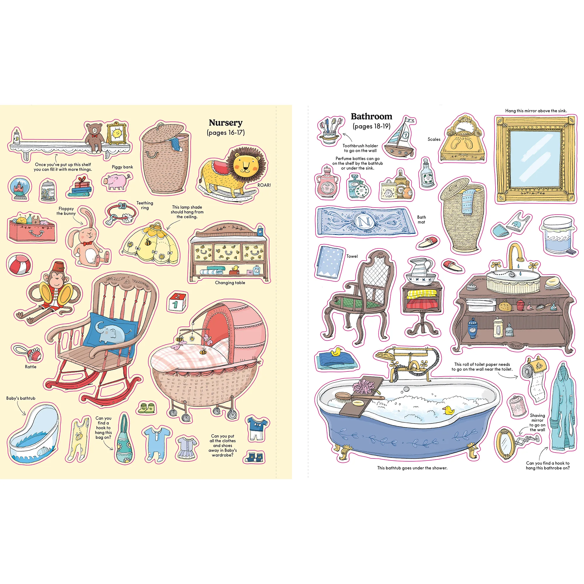 Dolls’s House Sticker Book - Image 2