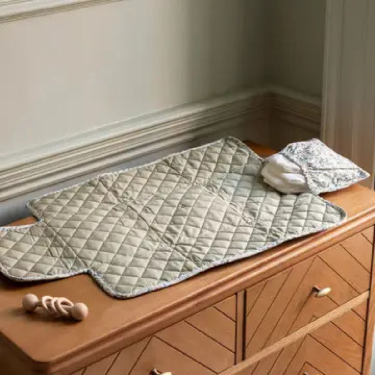 Cotton Travel Baby Changing Mat - Riverbank - Image 3