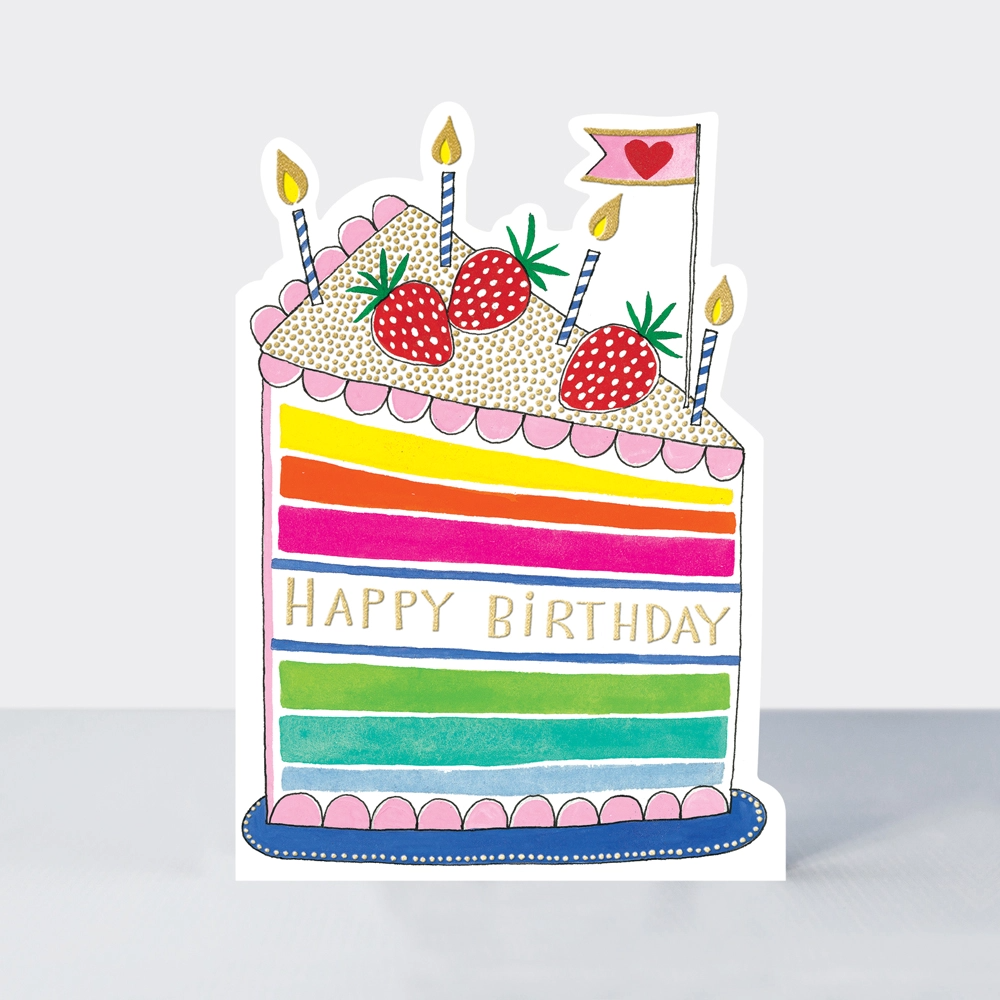 Card - Happy Birthday Cake