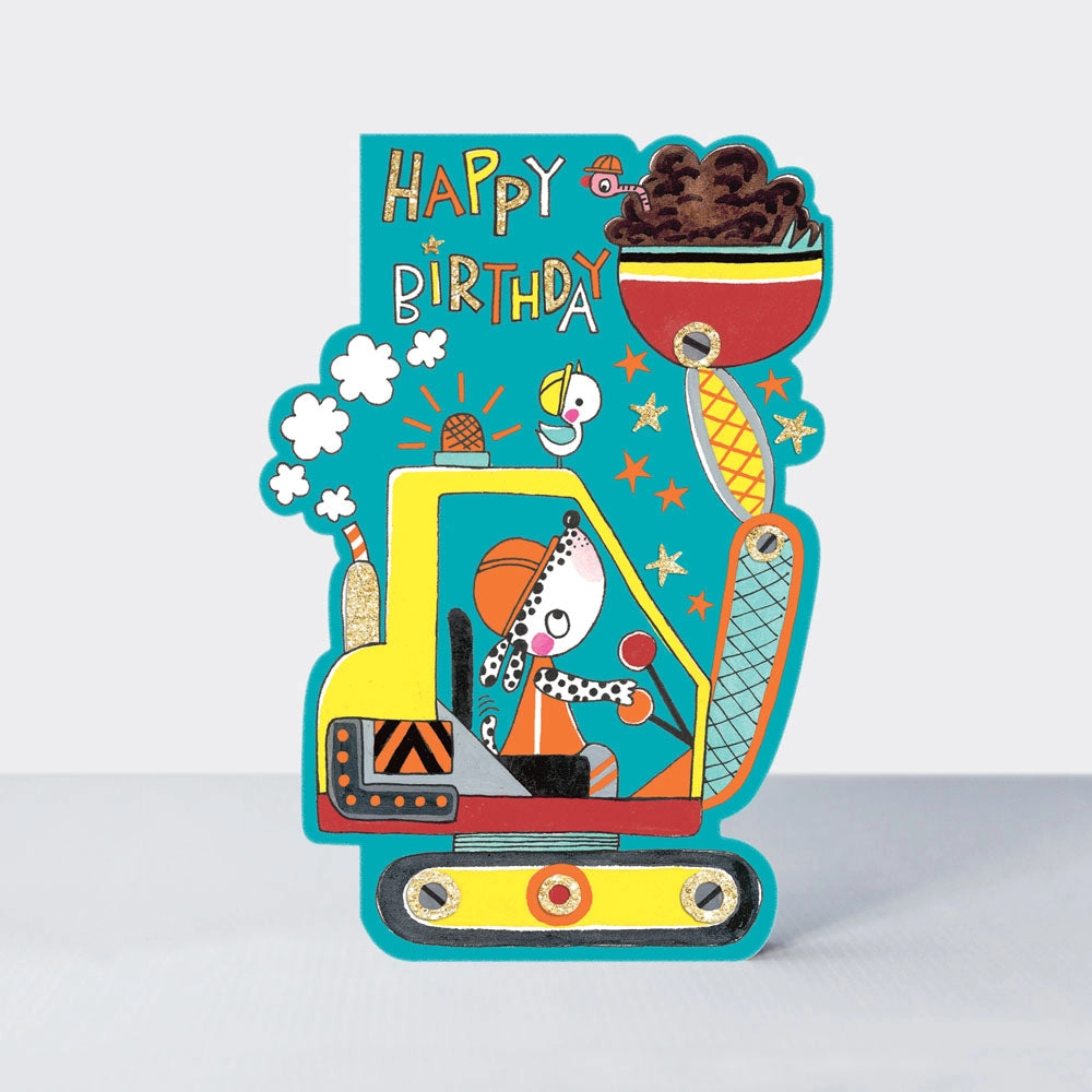 Card - Happy Birthday Digger