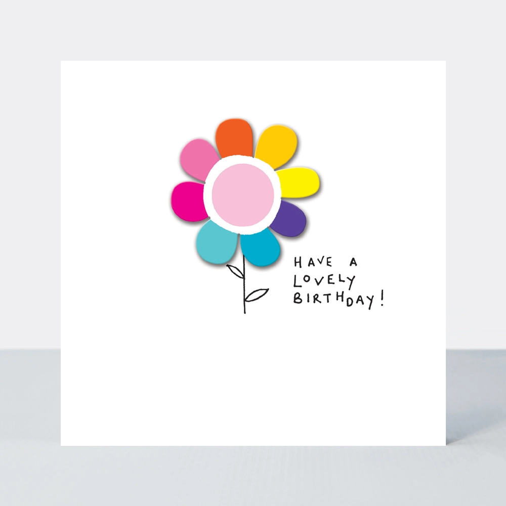 Card - Lovely Birthday Flower