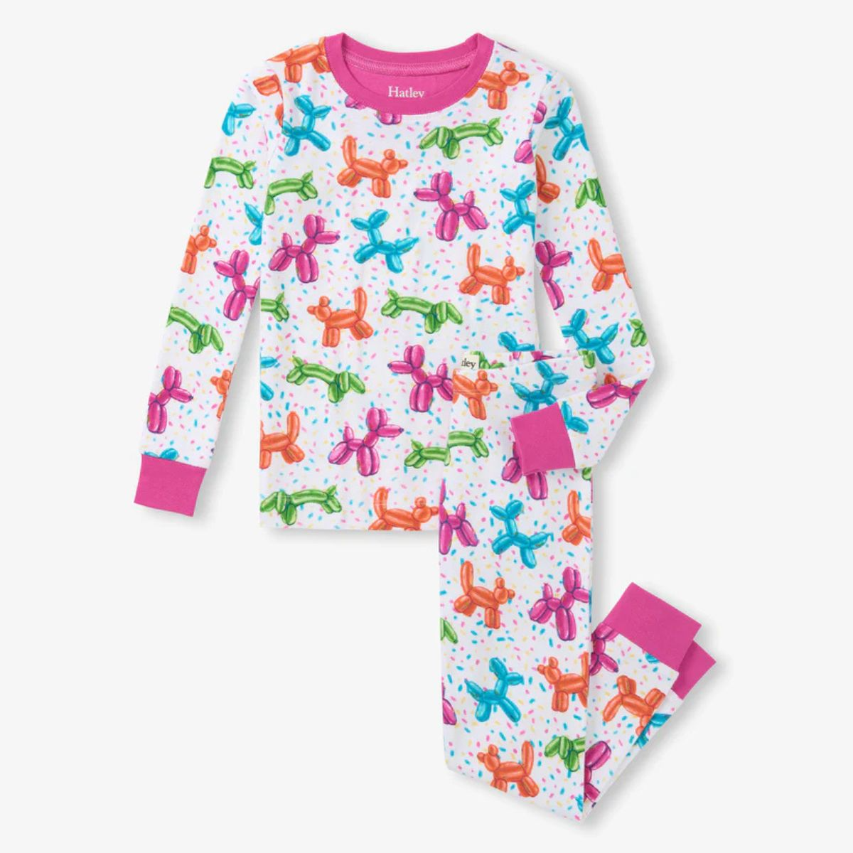 Girls Balloon Pets Cotton Pyjama Set