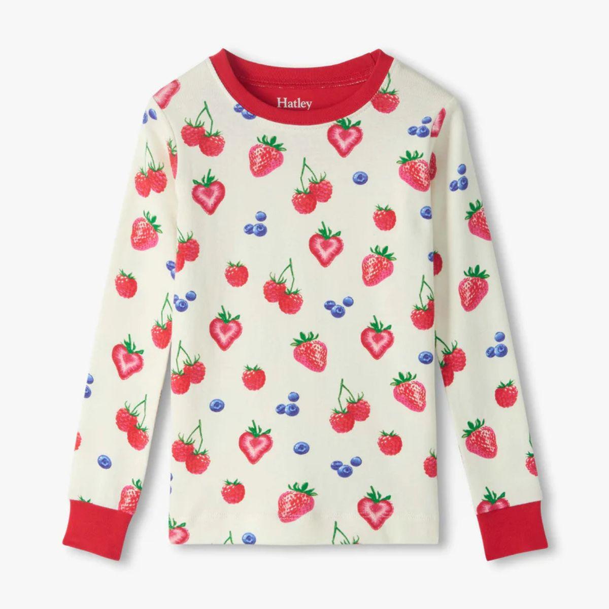 Girls Summer Berries Cotton Pyjama Set - Image 2