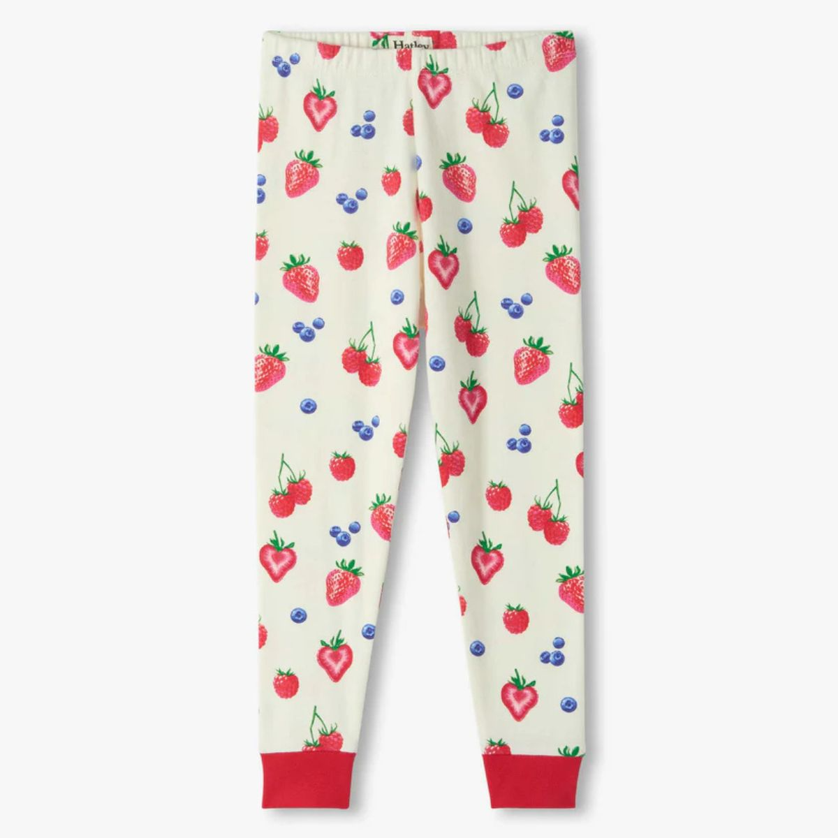 Girls Summer Berries Cotton Pyjama Set - Image 3