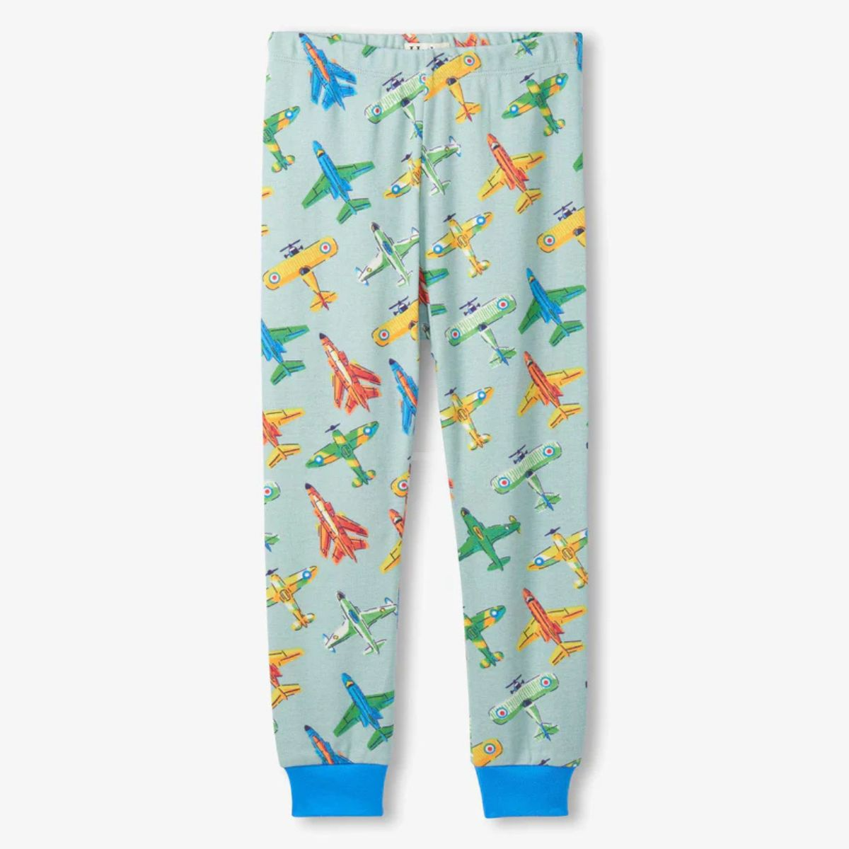 Boys Vintage Aircrafts Cotton Pyjama Set - Image 3