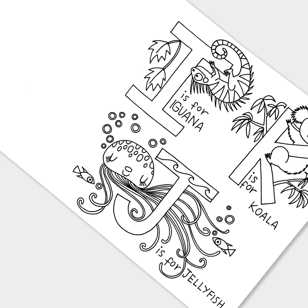 Children's Alphabet Colouring Book - Image 2