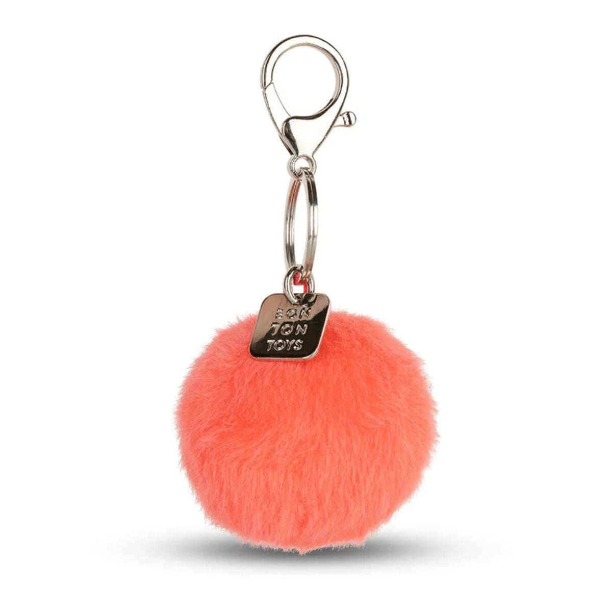 Pink Keychain ECO Fuzzy - 5,5 cm - 2 - Image 2