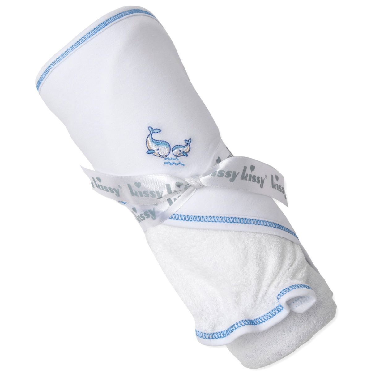 Whale Pods Hooded Towel & Mitt Set - Image 2