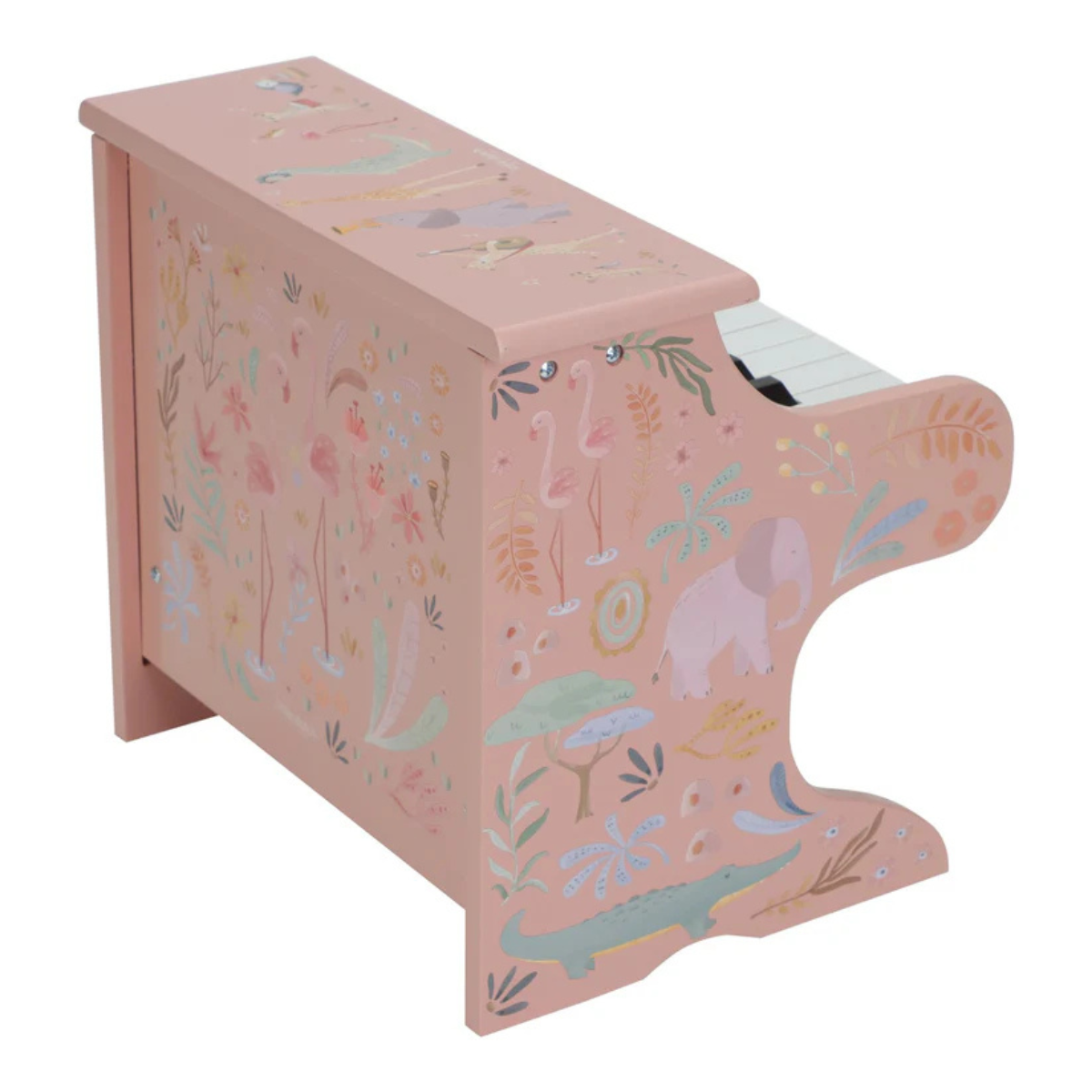 Wooden Piano FSC Pink - Safari Friends - Image 2