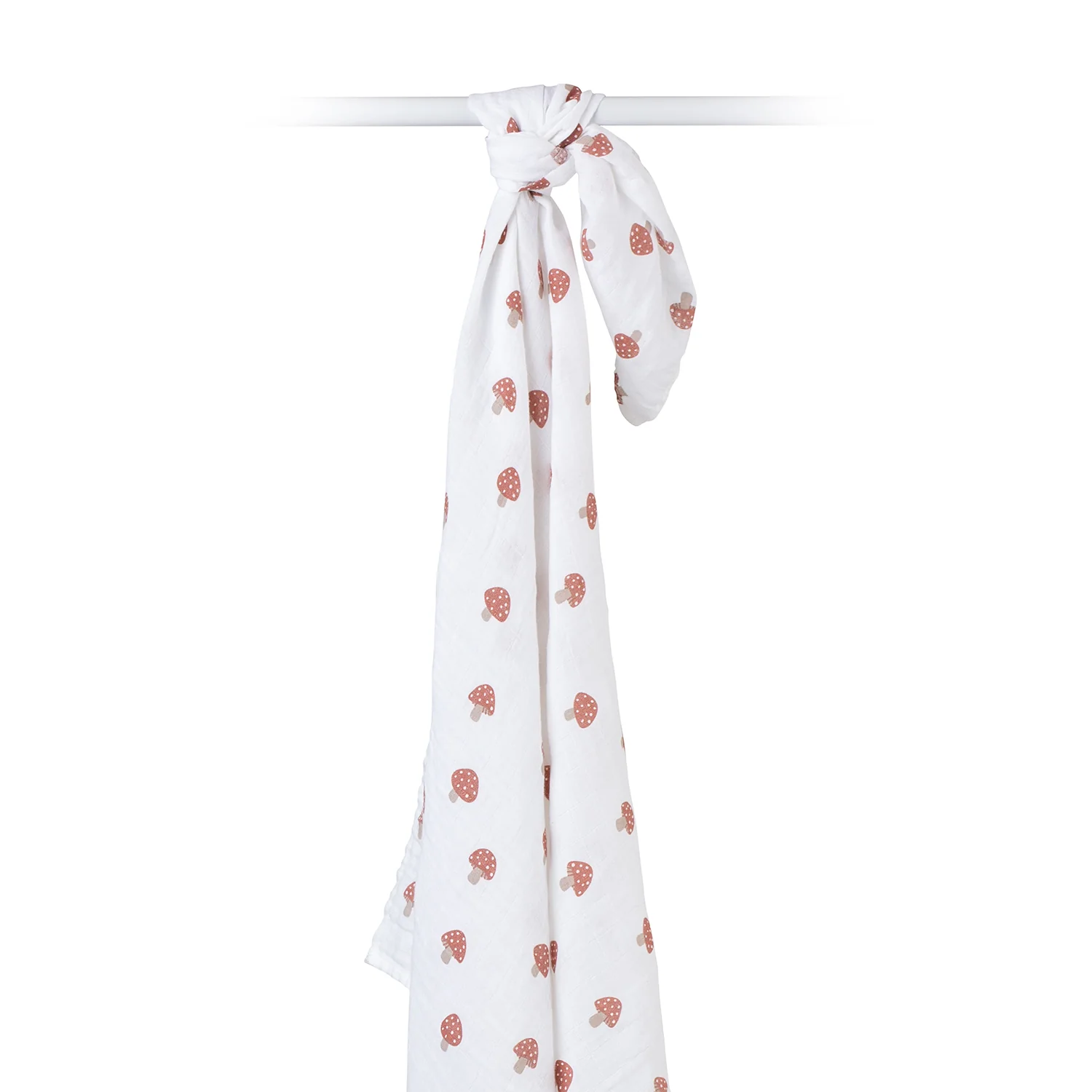 Mushroom Cotton Muslin Swaddle - Image 2
