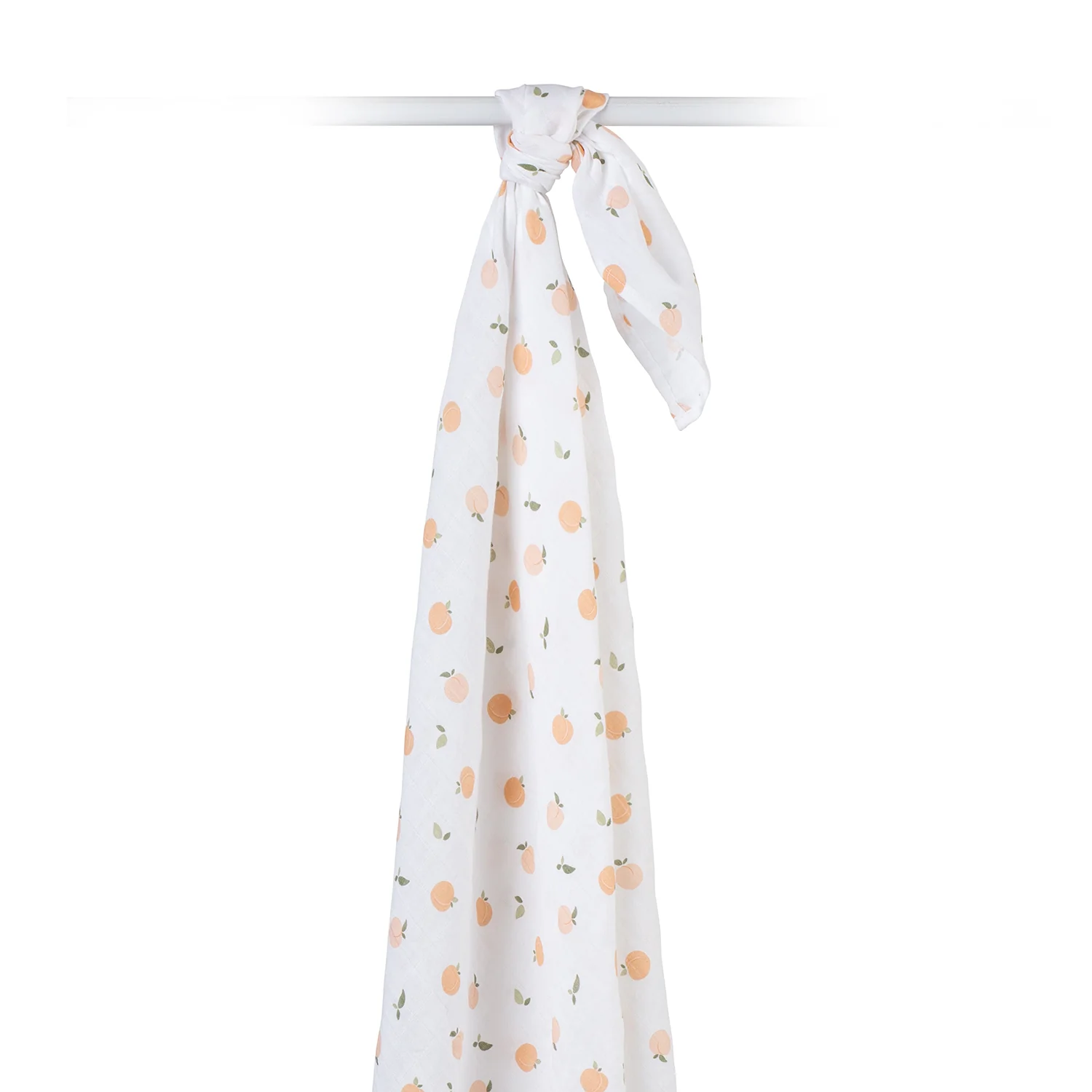 Peaches Cotton Muslin Swaddle - Image 2