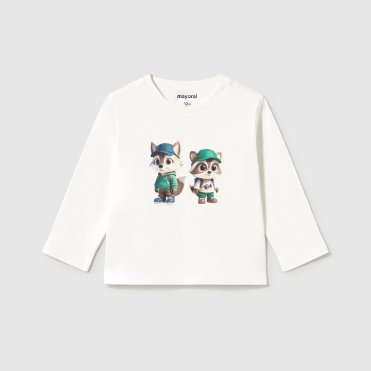 Screen Printed Cream T-shirt