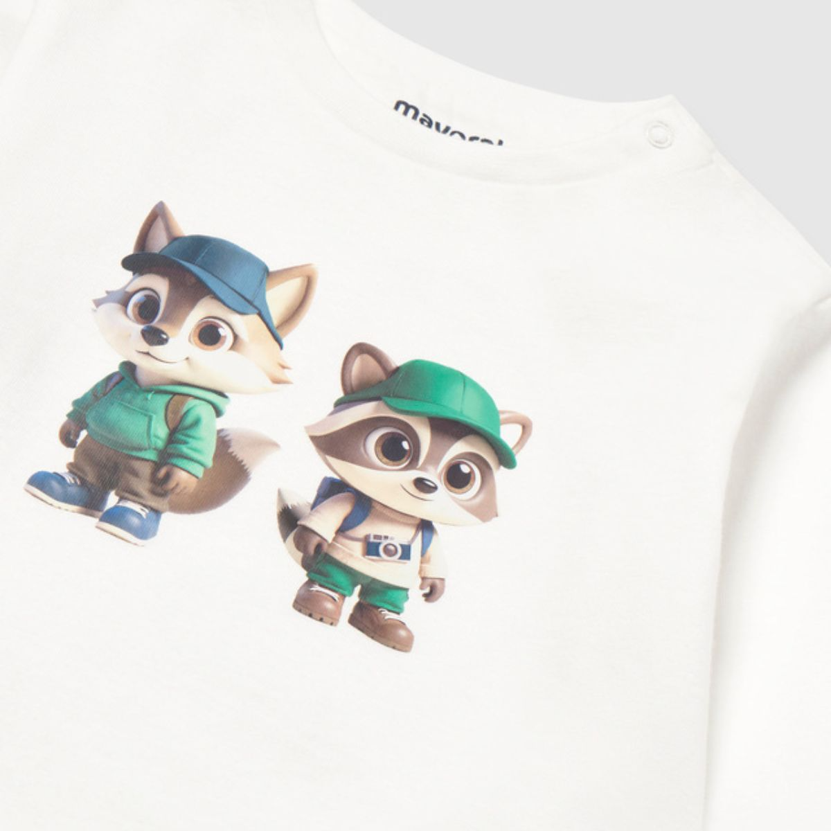 Screen Printed Cream T-shirt - Image 3