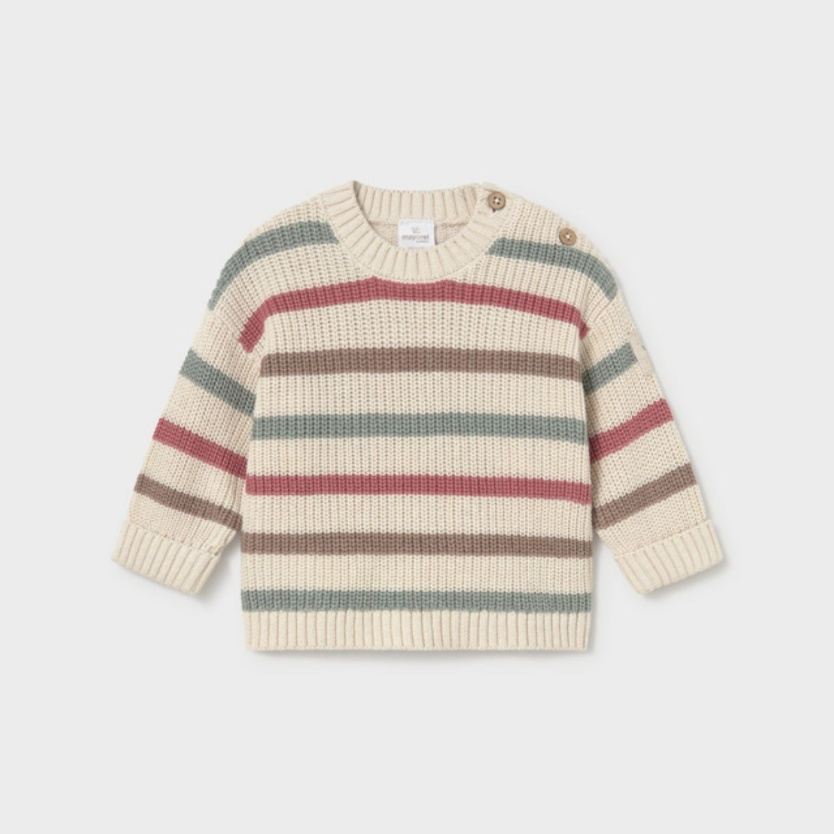 Cozy Multi-Stripe Knit Sweater