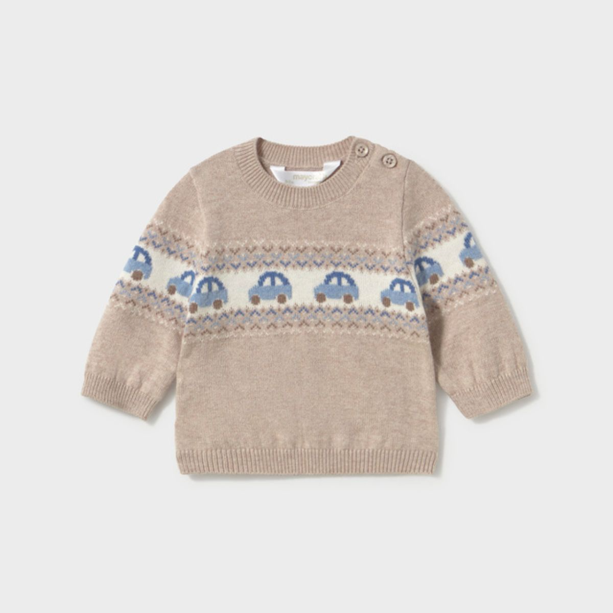 Sweet Little Cars Knit Jumper