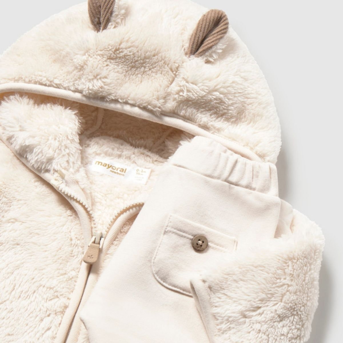 3-Piece Fleece Hoodie and Sheep Pants Set - Image 4