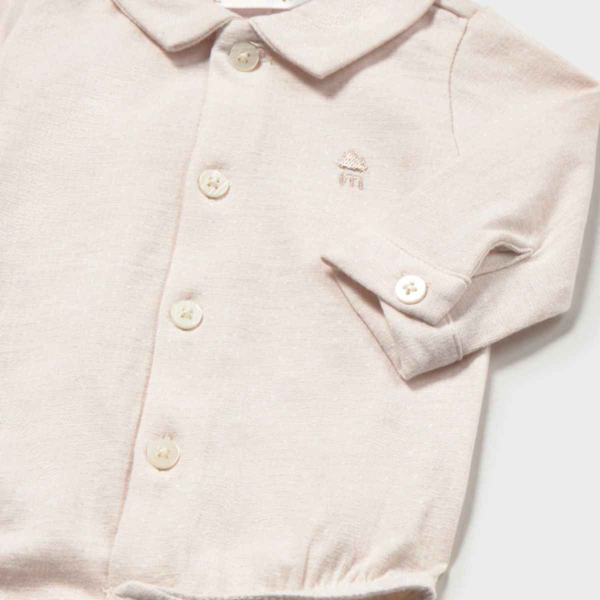 Smart Shirt Bodysuit with Collar - Image 3