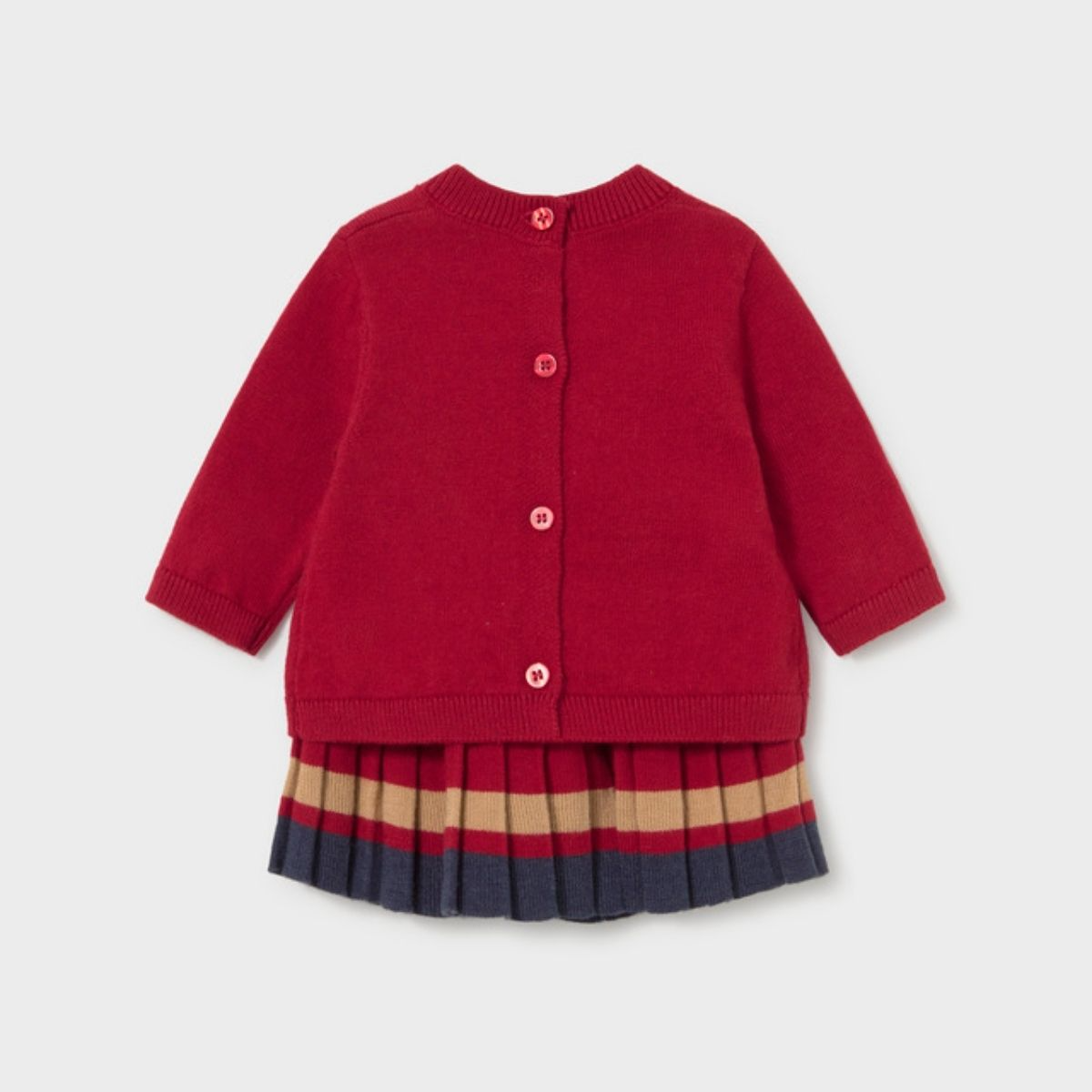 Sweet Little Deer Knit Sweater & Pleated Skirt Set - Image 2