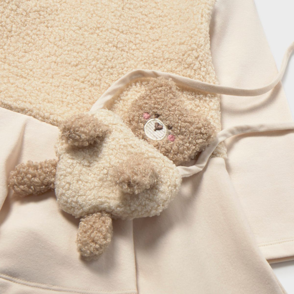 Dress Paired With a Baby Bear Handbag - Image 3