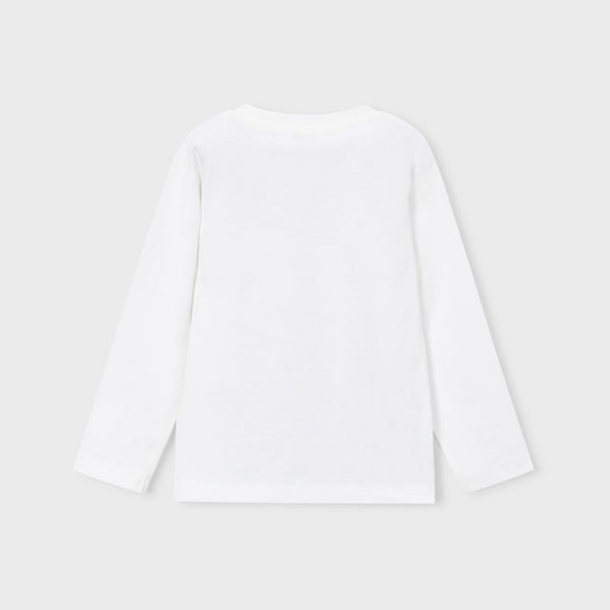 Cream Long Sleeve Ski Bear T-Shirt - Image 2