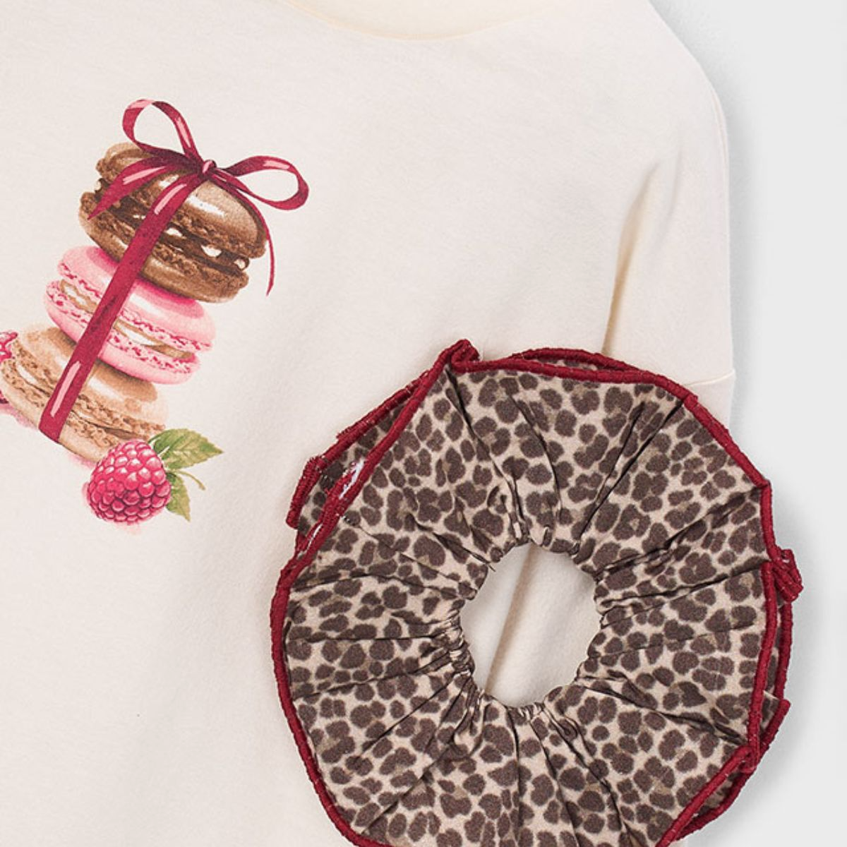 Macarons T-shirt With Hair Tie - Image 3