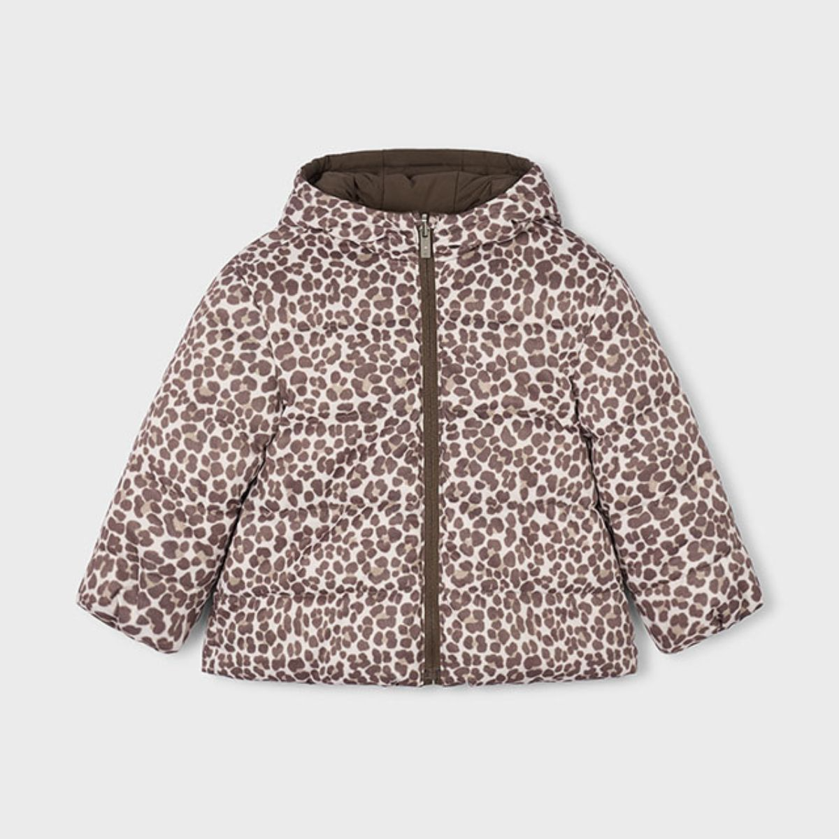 Reversible Leopard Puffer Jacket