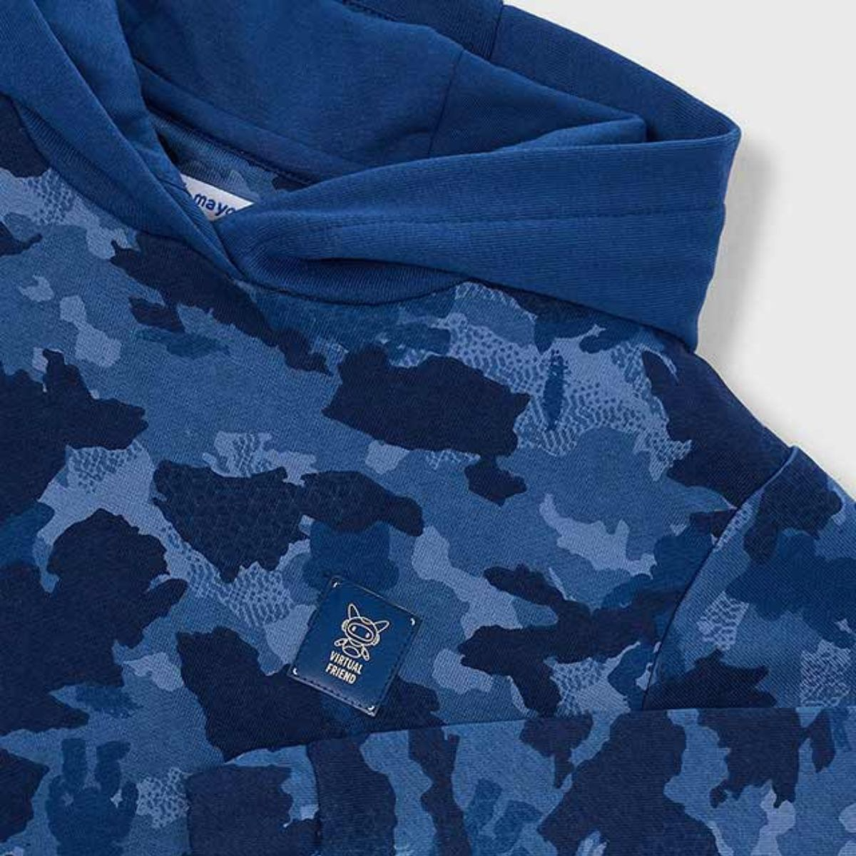 Blue Camouflage Hoodie - Image 3