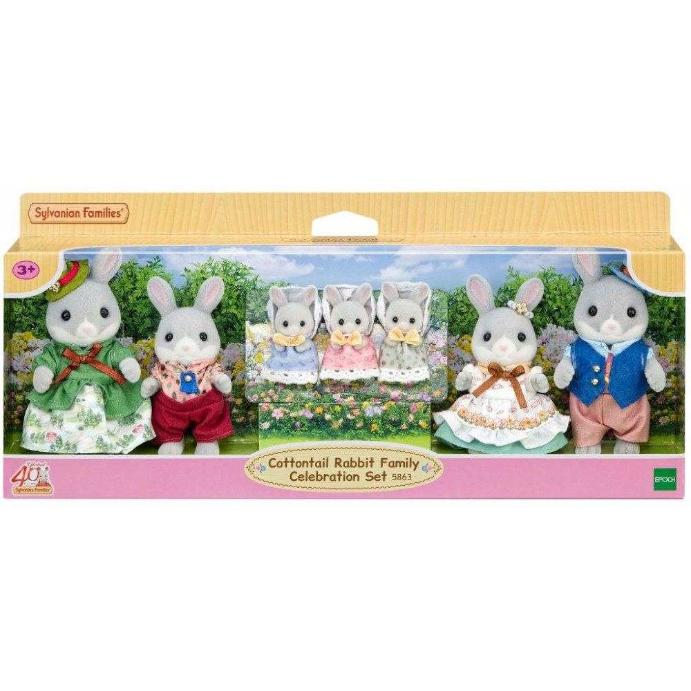 Cottontail Rabbit Family Celebration Set