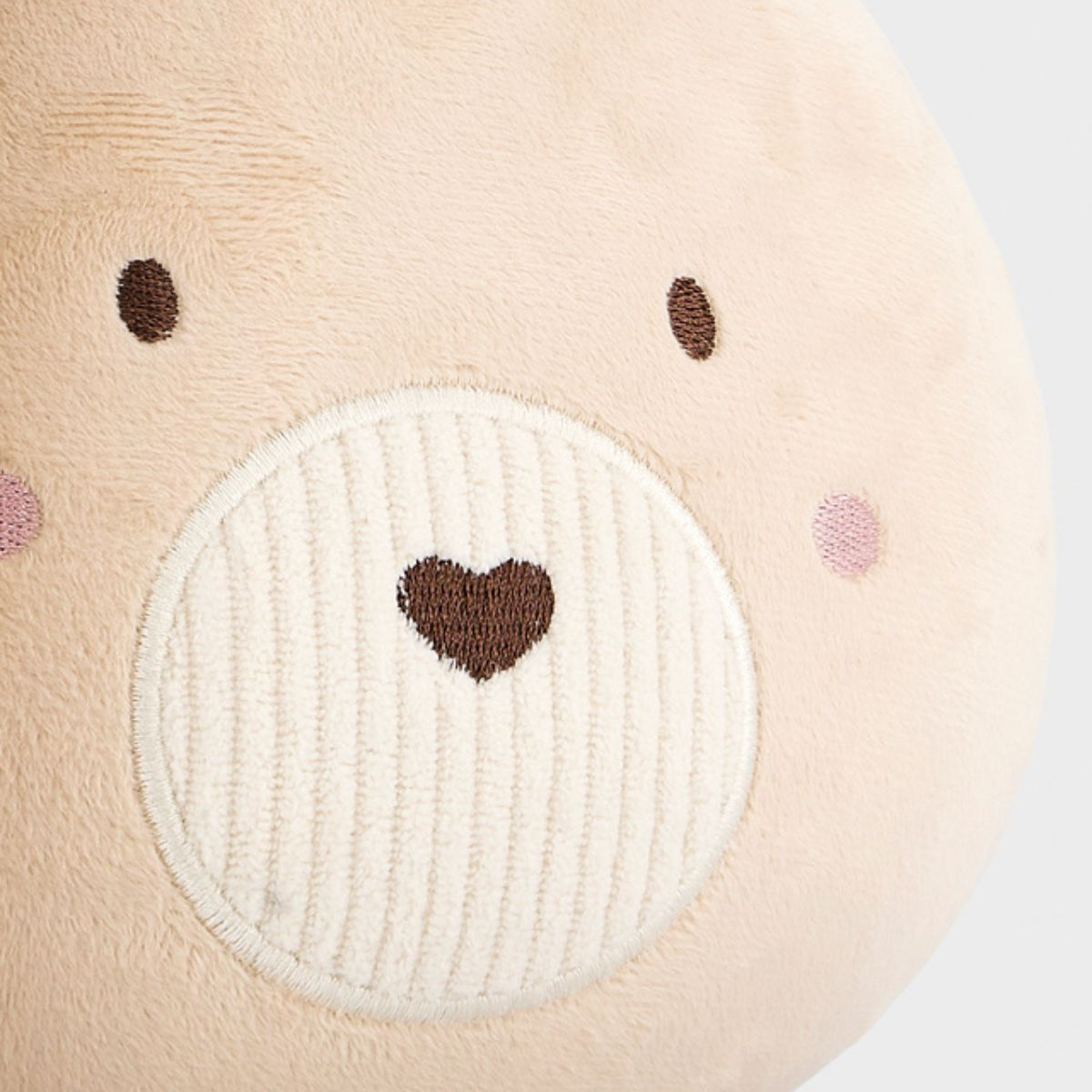 Biscuit Beige Plush Teddy Bear Backpack with Bow - Image 3