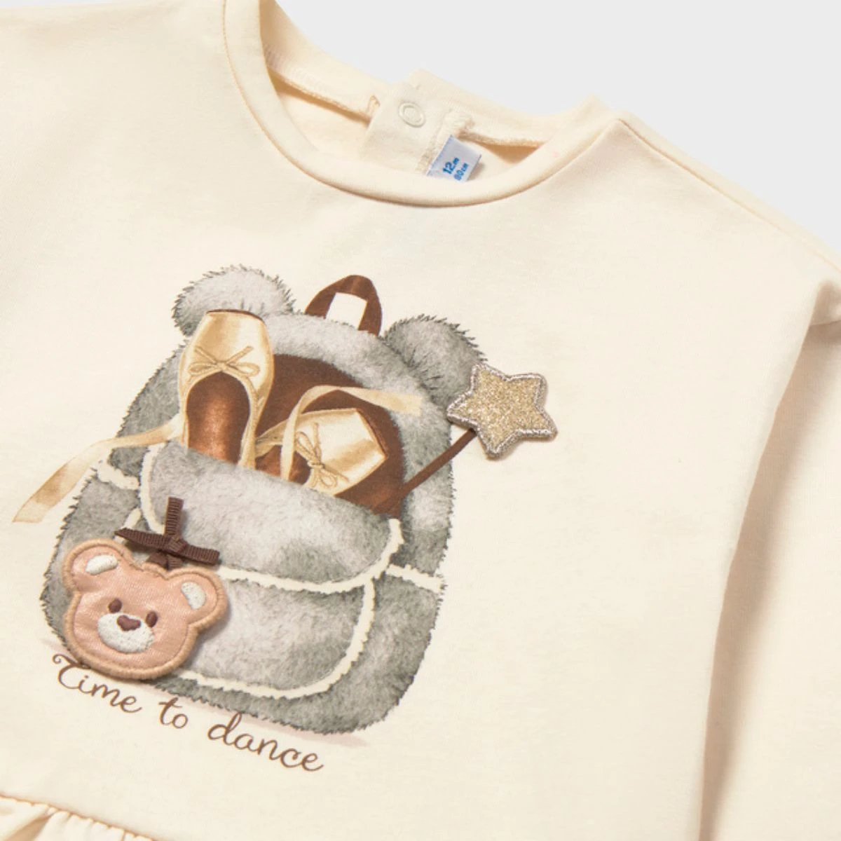 Time to Dance" Ruffle T-Shirt - Image 3