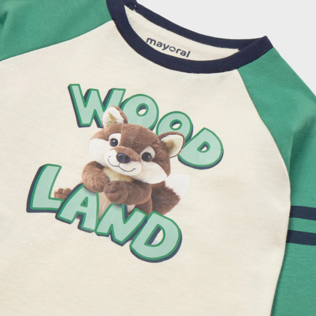 Woodland Soft-Toy Raglan T-Shirt - Image 3