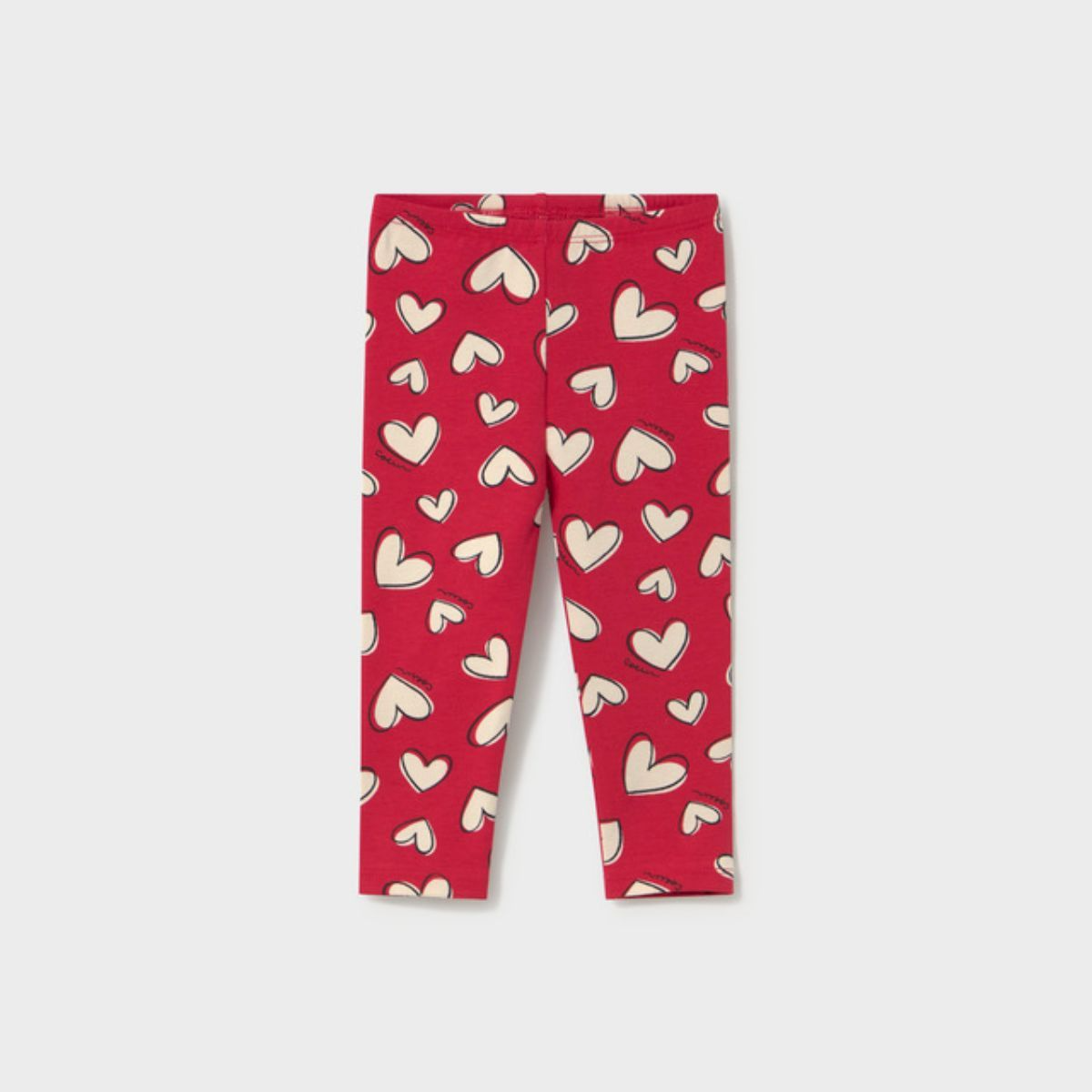 Tiny Love" Bow-Tie T-Shirt & Heart Leggings Set - Image 6