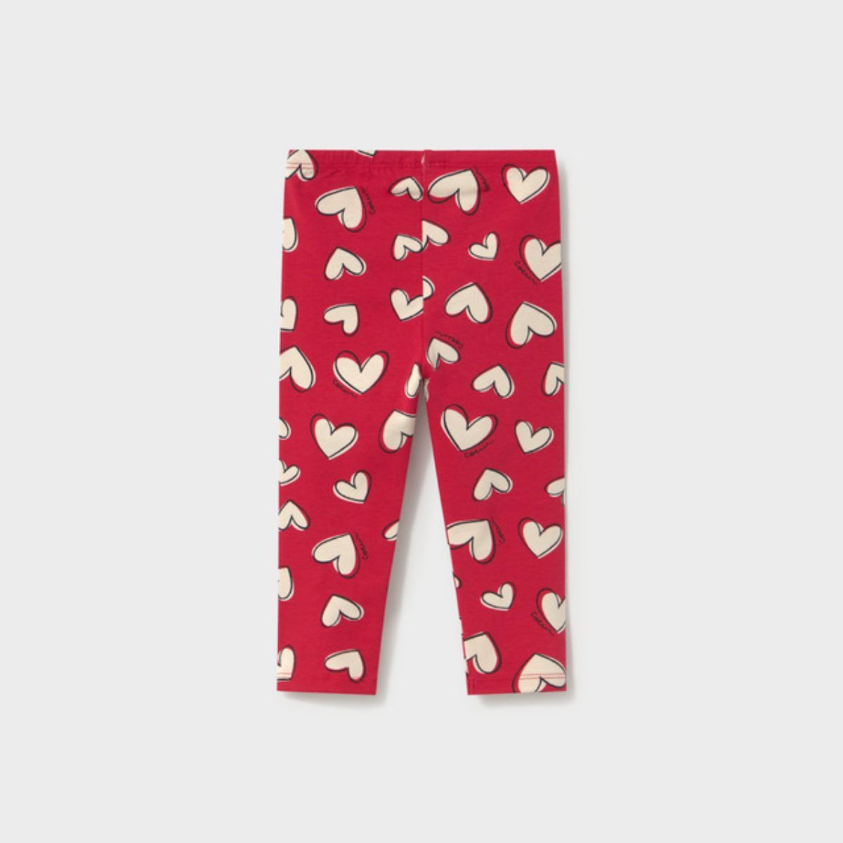 Tiny Love" Bow-Tie T-Shirt & Heart Leggings Set - Image 5